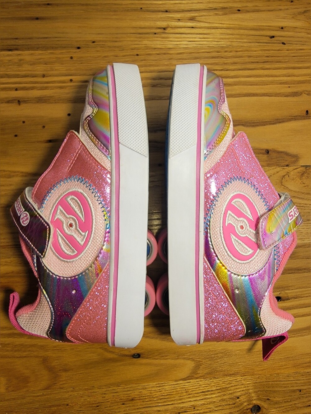 Heelys Pink Girls Size 2 Like New